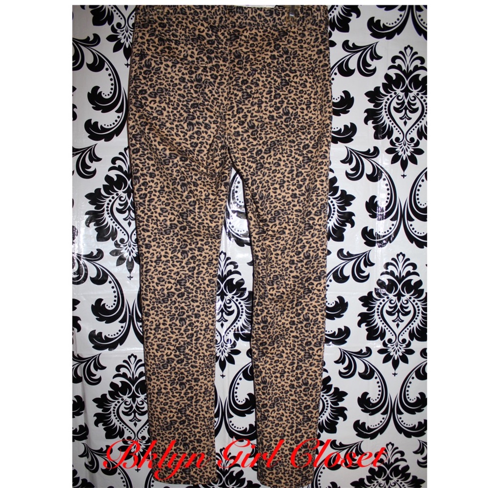 Cheetah Print Skinny Jeans